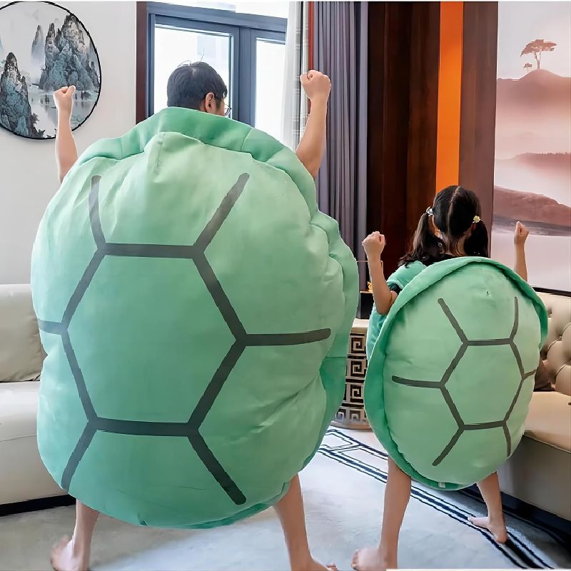 Photo 1 of Visit the LELEBEAR Store
LELEBEAR Turtle Power Shell, Giant Turtle Pillow, Kawaii Wearable Turtle Shell Pillows Funny Cosplay Plush Cushion (80cm/31.4in)