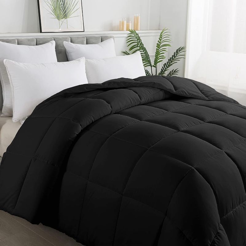 Photo 1 of 88X88 BLACK COMFORTER