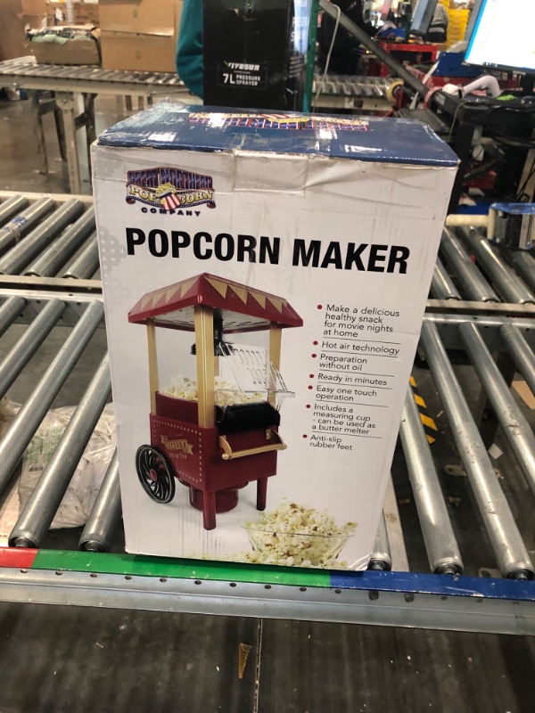 Photo 4 of 6 oz. Red Countertop Air Popcorn Popper Maker