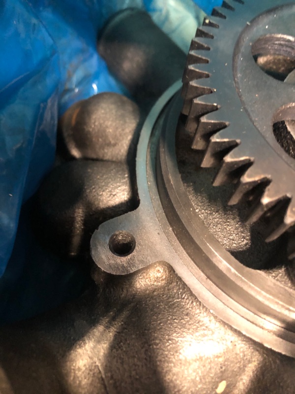 Photo 1 of AULINK 23535018 Water Pump (57 Teeth,DIA 147MM) 23531258 23532543 23538636 Compatible with Detroit 60 Series EGR Diesel Engine 14.0L