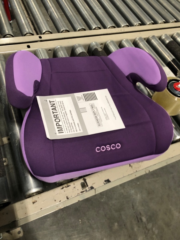 Photo 3 of Cosco Topside Booster Car Seat - Easy to Move, Lightweight Design (Grape), 1 Count (Pack of 1)