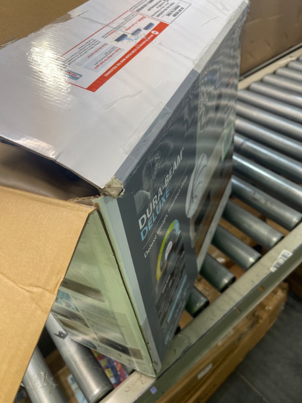 Photo 1 of Intex 64427ED Dura-Beam Delux Ultra Plush Fiber-Tech Inflatable Air Mattress with Built-in Electric Pump, 18" Bed Height, 600lb Capacity, Queen