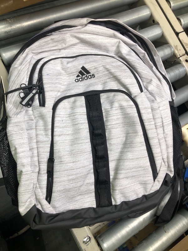 Photo 2 of adidas Unisex Prime 6 Backpack, Two Tone White/Black, One Size One Size Two Tone White/Black