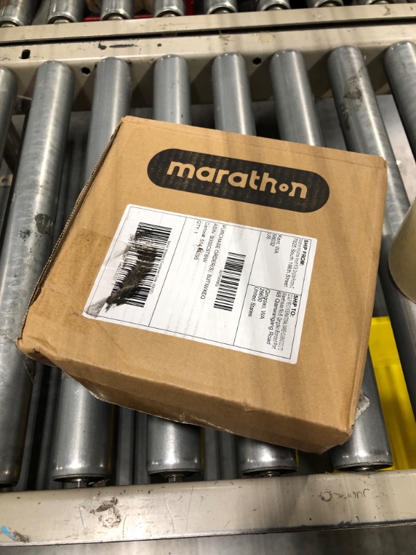 Photo 1 of Marathon 2.80/2.50-4" Flat Free Hand Truck / Utility Cart Tire on Wheel, 3"Centered Hub, 1/2" Bearings 3" Centered Hub 1/2" Ball Bearings