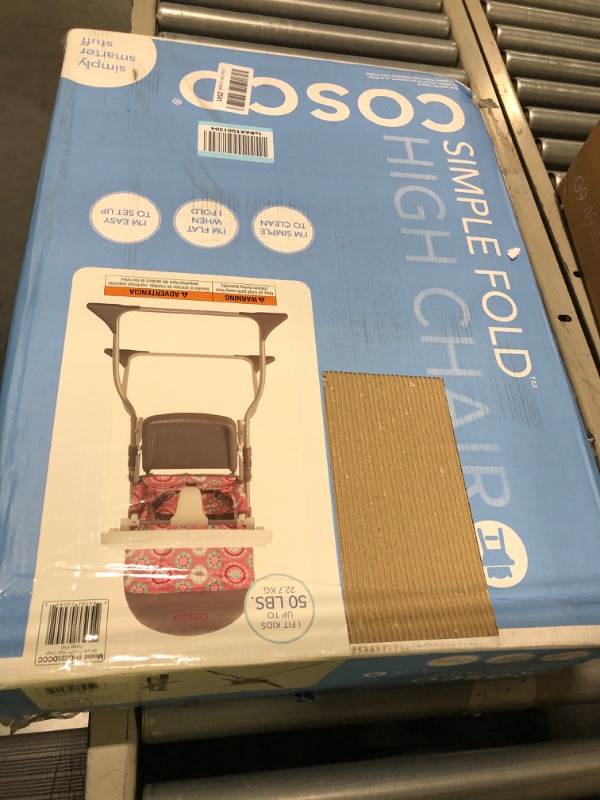 Photo 2 of Cosco Simple Fold High Chair, Posey Pop