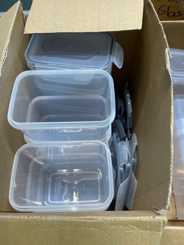 Photo 2 of Airtight Food Storage Containers Set, RAZCC 23 PACK Cereal Storage Containers for Kitchen and Pantry Organization BPA Free Kitchen Canisters for Cereal, Rice, Flour & Oats, Free Marker and Labels 2.8L*5 +2.0L*8 +1.4L*5+0.8L*5