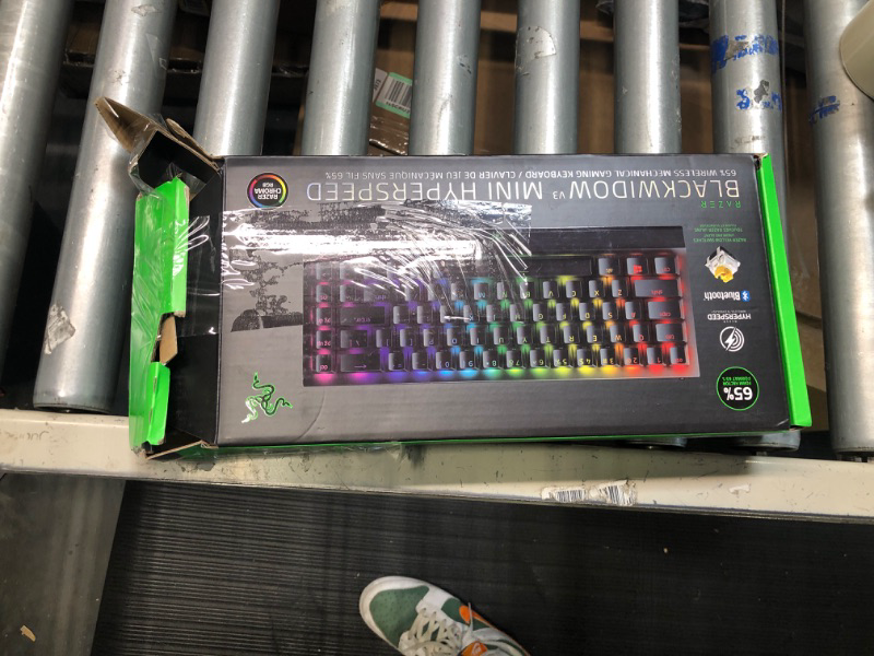 Photo 1 of BlackWidow V3 Mini Hyperspeed 65% Wireless Mechanical Linear Switch Gaming Keyboard with Chroma RGB Backlighting