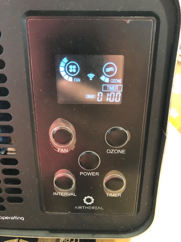 Photo 1 of Airthereal MA10K-PRO SMART WiFi Ozone Generator - 10,000mg/hr High Capacity O3 Machine - Odor Remover, Ozonator, Deodorizer, Sterilizer - Adjustable Settings for Any Size Room - Black
