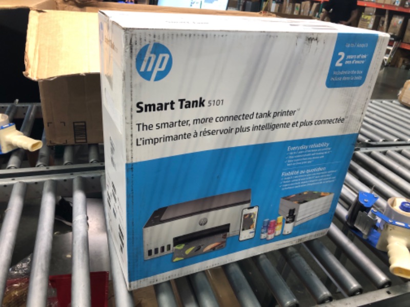 Photo 2 of HP Smart-Tank 5101 Wireless All-in-One Ink-Tank Printer with up to 2 Years of Ink Included (1F3Y0A),White