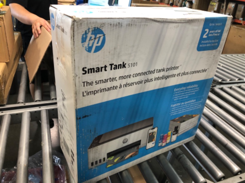 Photo 2 of HP Smart-Tank 5101 Wireless All-in-One Ink-Tank Printer with up to 2 Years of Ink Included (1F3Y0A),White