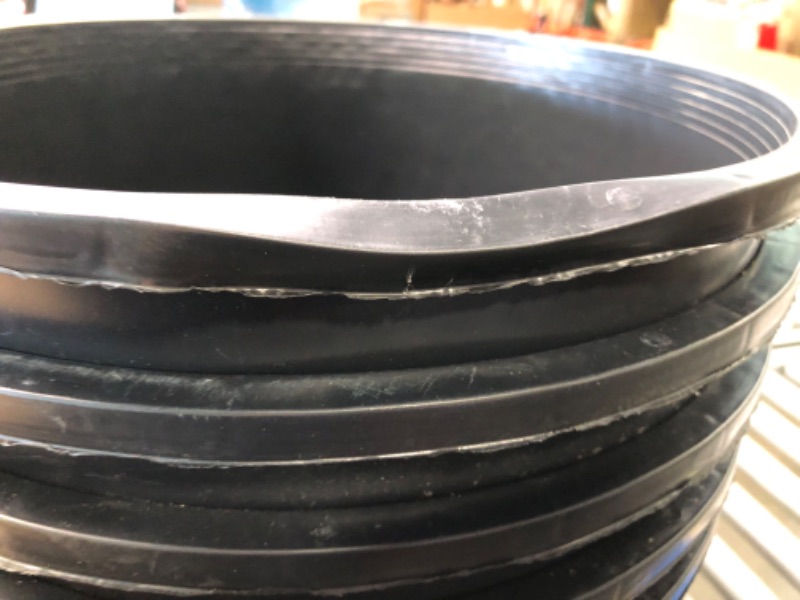 Photo 1 of 7 Gallon Plastic Wide Rim Durable Plant Nursery Pot (5-Pack)