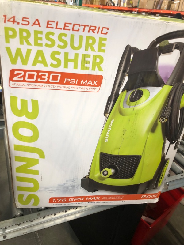 Photo 2 of 2030 MAX PSI 1.76 GPM 14.5 Amp Electric Pressure Washer