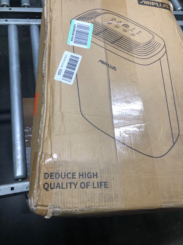 Photo 1 of AIRPLUS 2,000 Sq. Ft 30 Pints Dehumidifier for Home and Basements with Drain Hose(AP1907) 30 Pints A-Rounded
