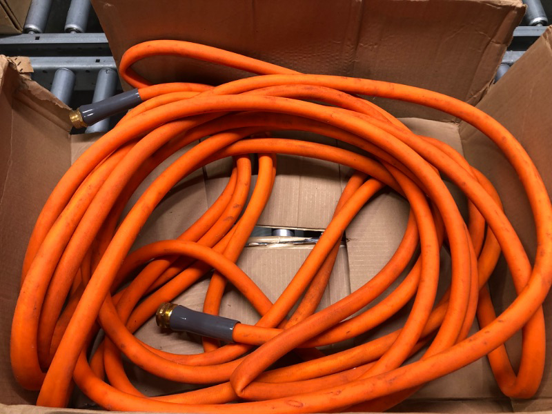 Photo 3 of **USED AND DIRTY** YAMATIC Heavy Duty Garden Hose 5/8 in x 50 ft, Super Flexible Water Hose, All-weather, Lightweight, Burst 600 PSI 50' (feet)