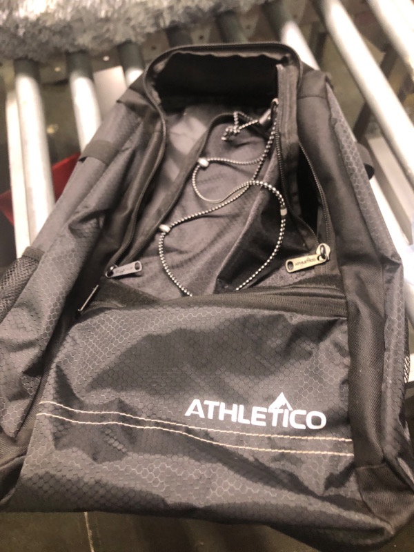 Photo 2 of Athletico Youth Soccer Bag - Soccer Backpack & Bags for Basketball, Volleyball & Football | Includes Separate Cleat and Ball Compartment Black