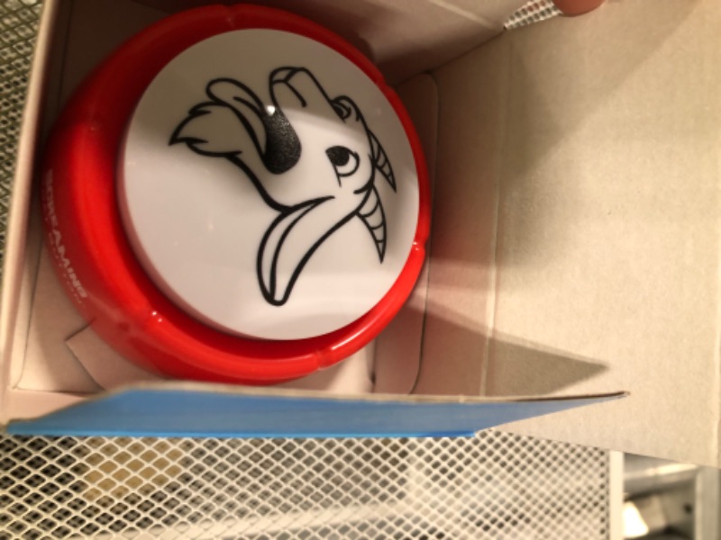 Photo 1 of Screaming Goat Button | The Original Goat Scream | Screaming Goat Desk Toy Talking Button with a Funny Goat Scream | Gag Gifts for Men and Women