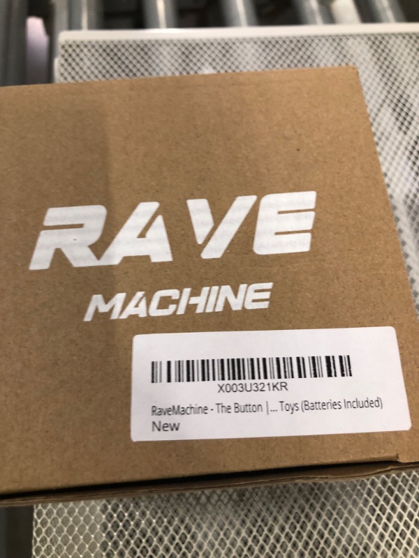 Photo 2 of RaveMachine - The Button | Rave Dance EDM Button with Music | Gag Gifts | Office Toys (Batteries Included)