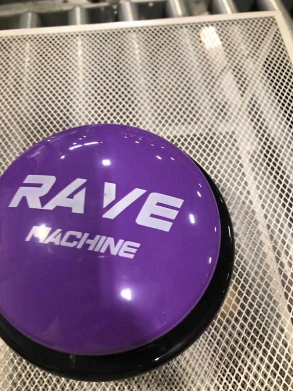 Photo 3 of RaveMachine - The Button | Rave Dance EDM Button with Music | Gag Gifts | Office Toys (Batteries Included)