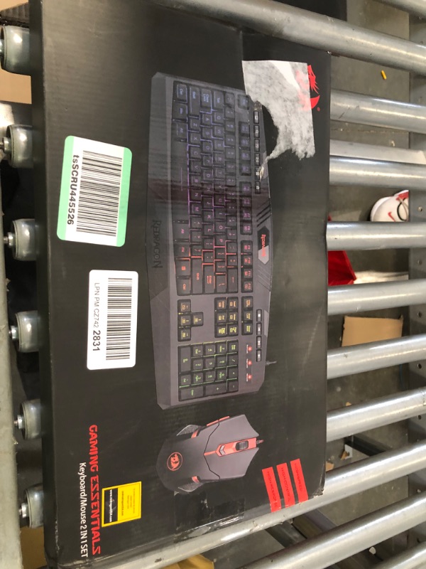 Photo 2 of Redragon S101 Gaming Keyboard, M601 Mouse, RGB Backlit Gaming Keyboard, Programmable Backlit Gaming Mouse, Value Combo Set [New Version] Black