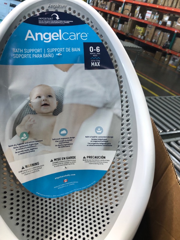 Photo 3 of Angelcare Baby Bath Support (Grey) | Ideal for Babies Less than 6 Months Old