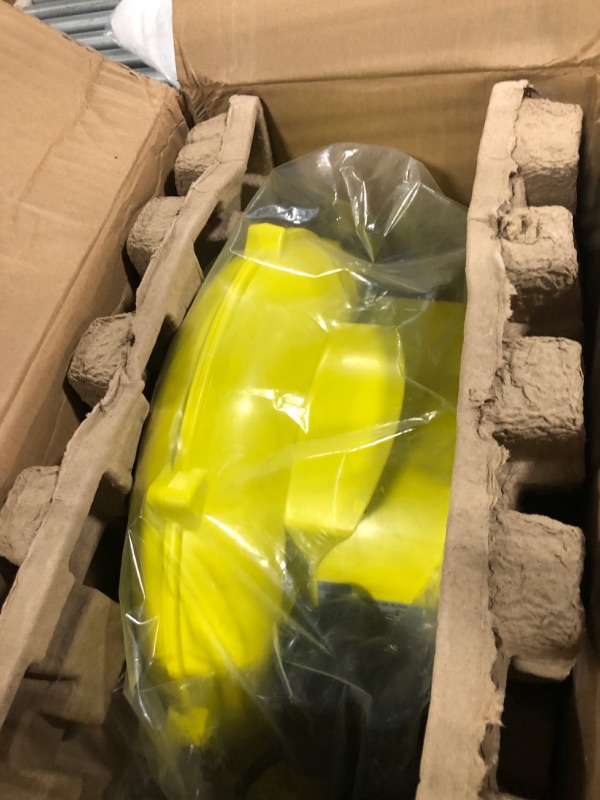 Photo 1 of Air Blower for Inflatables- Inflatable Blower- 750 Watt, 1HP Bounce House Blower for Jumper, Bouncy Castle Yellow Electric Air Pump Fan Commercial Blower 750W