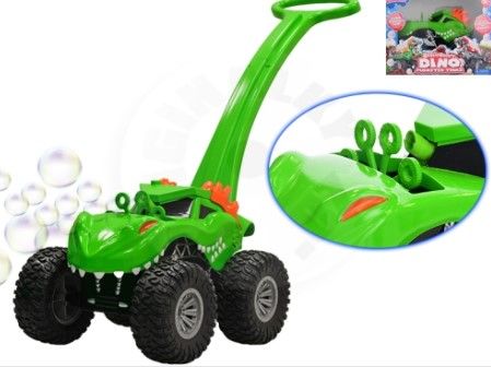 Photo 1 of Car dinosaur monster truck 30cm with battery-powered bubble blower with 350ml filling in a