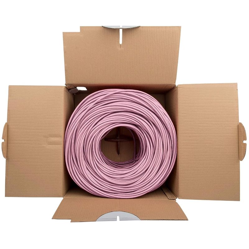 Photo 1 of Cat6 Plenum UTP Cable 1000' Pink