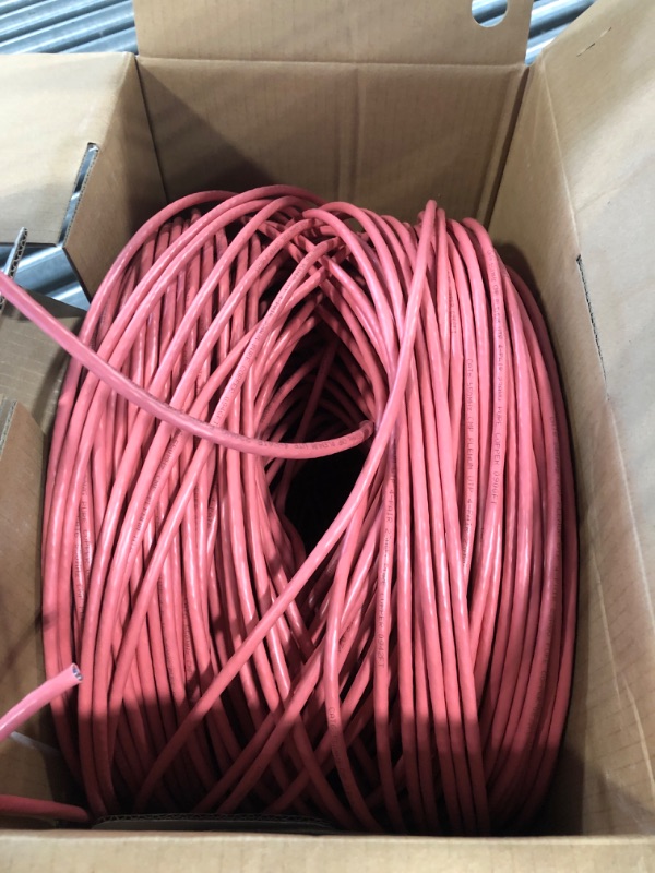 Photo 3 of Cat6 Plenum UTP Cable 1000' Pink