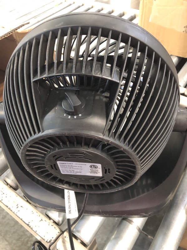 Photo 4 of Amazon Basics 3 Speed Small Room Air Circulator Fan, 11-Inch 11-Inch Air Circulator Fan