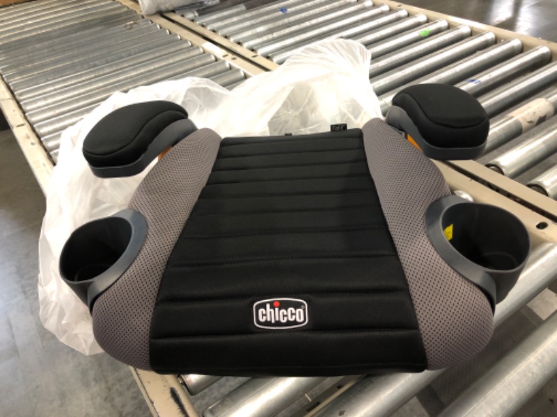 Photo 1 of Chicco GoFit Backless Booster Car Seat, Travel Booster Seat for Car, Portable Car Booster Seat for children 40-110 lbs. | Shark/Black/Grey Shark GoFit
