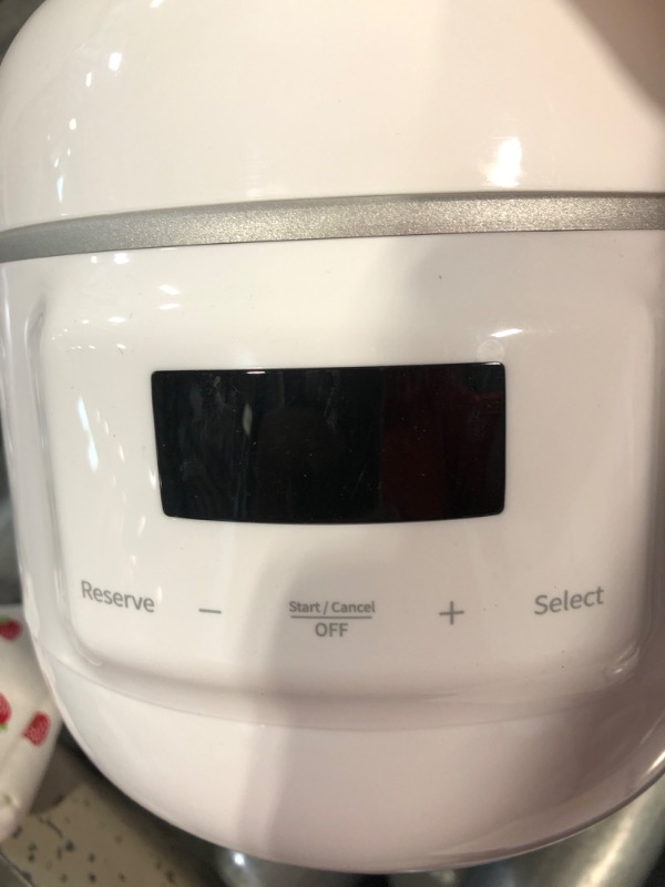Photo 1 of MEEDEER Slow Cooker White, Small Slow cooker 1QT, Smart Appointment, Ceramic Interior pot, Automatic Multi-function Rice Cooker, Elecric Stew, Yogurt Maker Keep Warmer