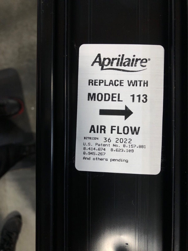 Photo 1 of AprilAire 113 Replacement Filter for AprilAire Whole House Air Purifiers - MERV 13, Healthy Home Allergy, 16x20x4 Air Filter (Pack of 1)