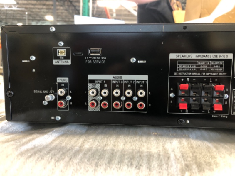 Photo 1 of Sony STRDH190 2-ch Home Stereo Receiver with Phono Inputs & Bluetooth Black