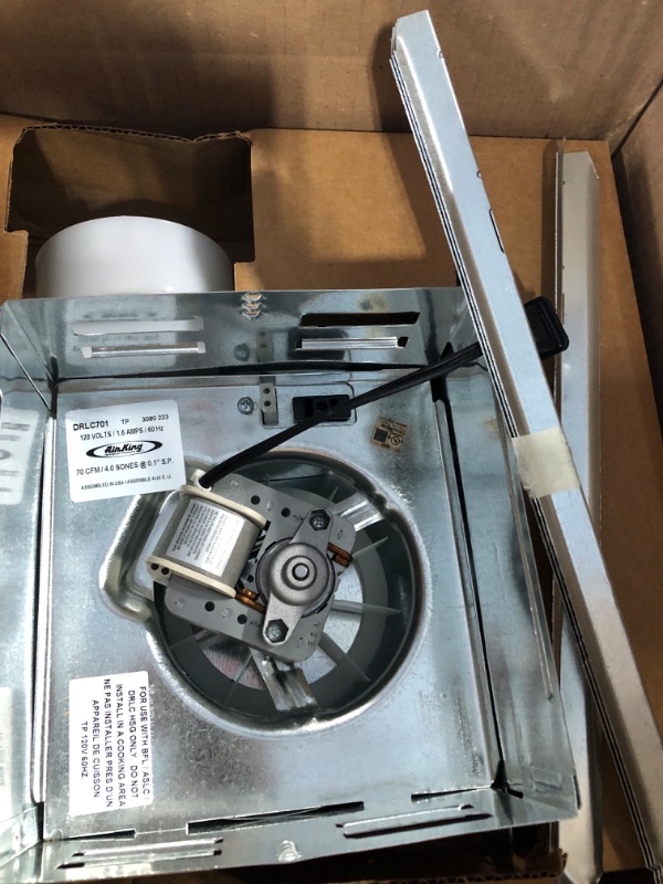 Photo 1 of Air King DRLC701 Round Bath Fan with Light, Bronze