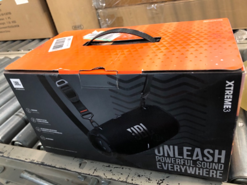 Photo 1 of JBL Xtreme 3 - Portable Bluetooth Speaker, Powerful Sound and Deep Bass, IP67 Waterproof, 15 Hours of Playtime, Powerbank, PartyBoost for Multi-speaker Pairing (Black) Xtreme 3 Black