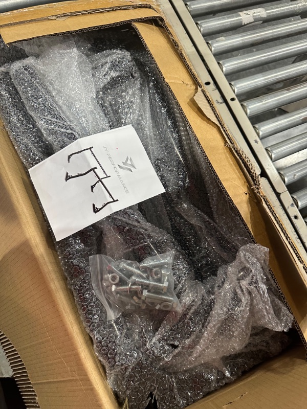 Photo 1 of AA-Racks Model X31 800Ibs Capacity Extendable Steel Pick-Up Truck Ladder Rack Two-bar Set - Black