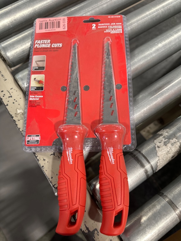 Photo 1 of Rasping Jab Saw with 6 in. Drywall Blade (2-Pack)