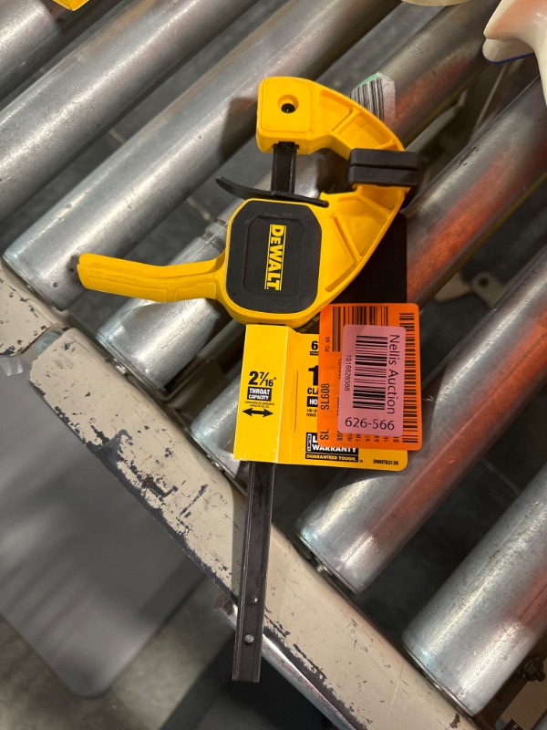 Photo 2 of DEWALT DW CLAMP 6 INCH MED,Yellow