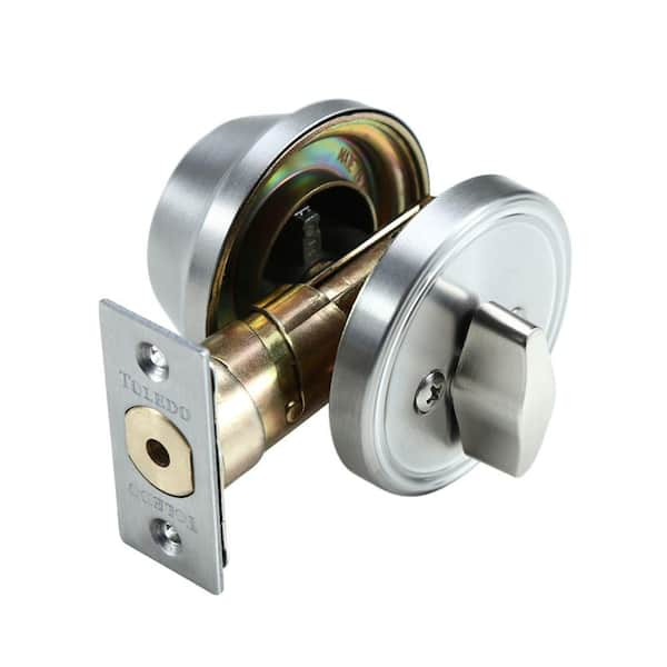 Photo 1 of 
Toledo
Single Cylinder Satin Stainless-Steel Deadbolt