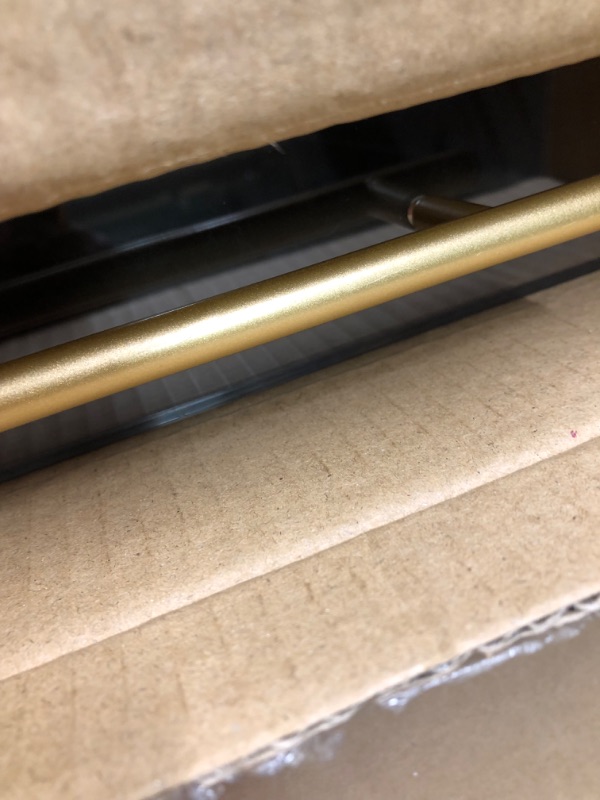 Photo 1 of Acrylic Serving Tray with Gold Handle 11X14