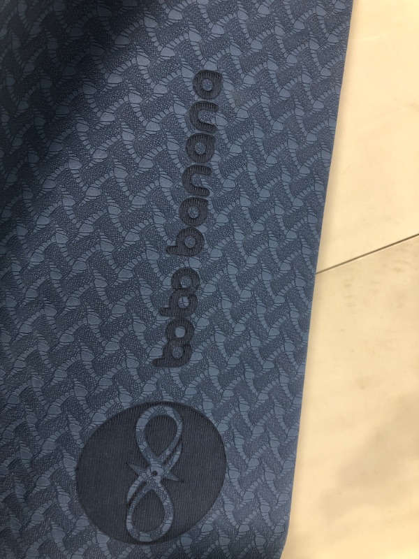 Photo 1 of BOBO BANANA 1/4 Thick TPE Yoga Mat,72"x24" Eco-friendly Non-Slip Exercise & Fitness Mat for Men&Women with Carrying Strap, Workout Mat for Yoga,Pilates& Floor Exercise blue