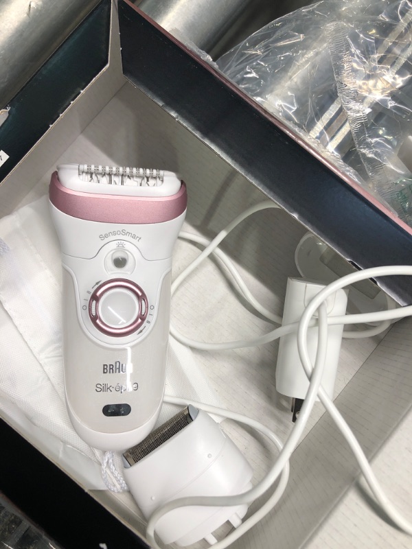 Photo 3 of Braun Epilator Silk-épil 9 9-720, Hair Removal for Women, Wet & Dry, Womens Shaver & Trimmer, Cordless, Rechargeable Silk-epil 9-720