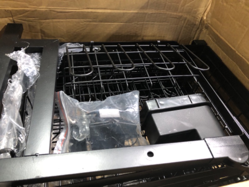 Photo 2 of ?Fit Sink 24"- 33" L? 2023 Version Adbiu Over Sink Dish Drying Rack (Expandable Dimension) Snap-On Design 2 Tier Large Kitchen Dish Rack Stainless Steel Counter Organization and Storage Black 23.5" - 32.5"(L) x 12"(W) x 19" - 22"(H)