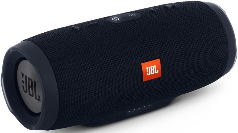 Photo 1 of JBL Charge 3 Waterproof Portable Bluetooth Speaker (Black), 1
