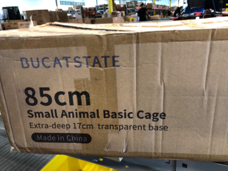 Photo 2 of BUCATSTATE Hamster Cage, Transparent Big Hamster Cages and Habitats 33.2" L * 18.7" W * 19" H Acrylic for Guinea Pig, Syrian Dwarf Hamster, Mice, Gerbil