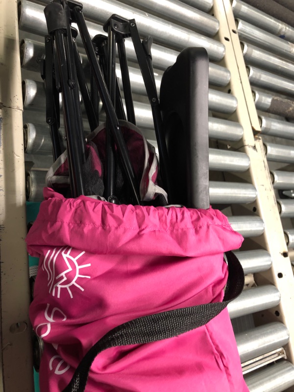 Photo 1 of Baby Delight Go with Me Venture Portable Chair | Indoor and Outdoor | Sun Canopy | 3 Child Growth Stages | Pink