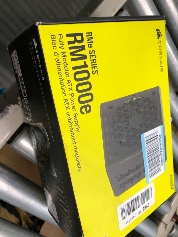 Photo 3 of Corsair RM1000e (2023) Fully Modular Low-Noise ATX Power Supply - ATX 3.0 & PCIe 5.0 Compliant - 105°C-Rated Capacitors - 80 Plus Gold Efficiency - Modern Standby Support - Black Black 1000 Watt RMe (2023) ATX 3.0 & PCIe 5.0