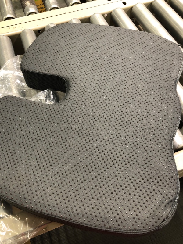 Photo 2 of TushGuard Seat Cushion, Office Chair Cushions, Car Seat Cushion, Non-Slip Sciatica & Back Coccyx Tailbone Pain Relief Chair Pad, Memory Foam Butt Pillow for Computer Desk, Wheelchair, Driving (Grey)