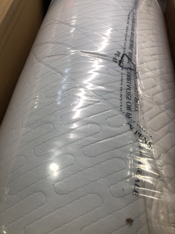 Photo 1 of 3 Inch Gel Memory Foam Mattress Topper Twin XL Size High Density Cooling Pad Pressure Relief Bed Topper (with Removable & Washable Bamboo Cover)