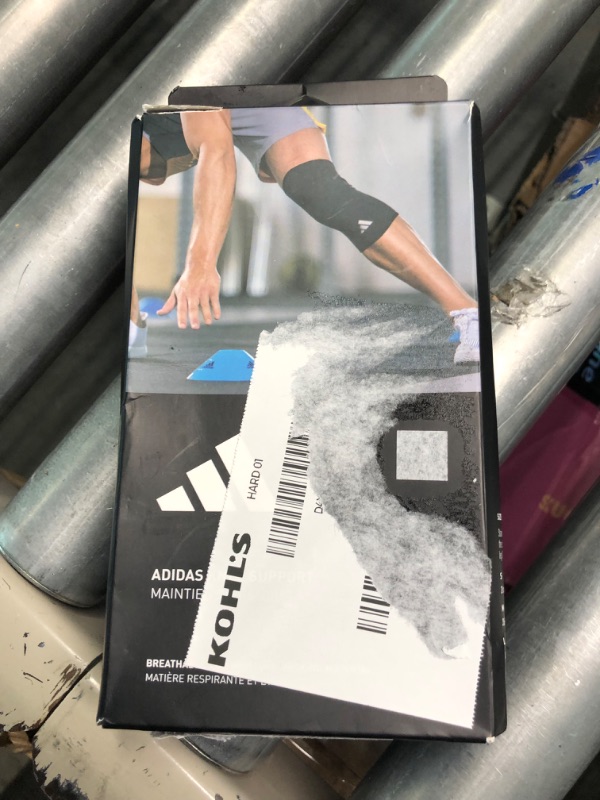 Photo 2 of adidas Knee Support Sleeve - Knee Sleeve for Support, Training, and Competitions - Ergonomic Design, Elastic Nylon Blend - Durable and Breathable - for All Fitness Levels Black (Medium)